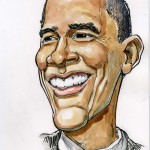 Caricature-Barack Obama-C Senties