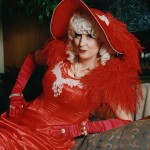 Mae West in Red